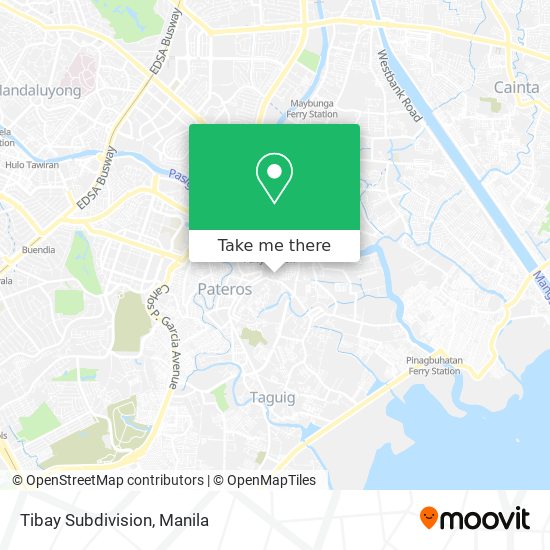 Tibay Subdivision map