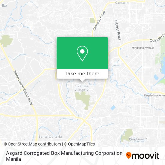 Asgard Corrogated Box Manufacturing Corporation map