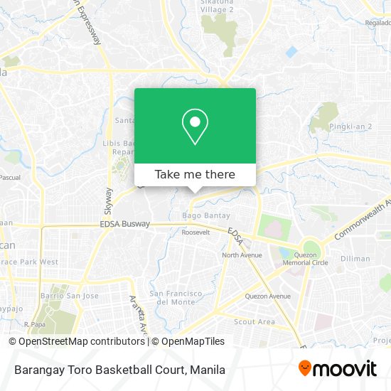 Barangay Toro Basketball Court map