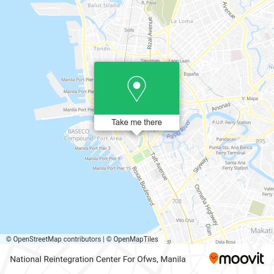 National Reintegration Center For Ofws map
