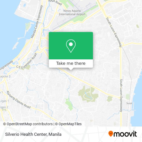 Silverio Health Center map