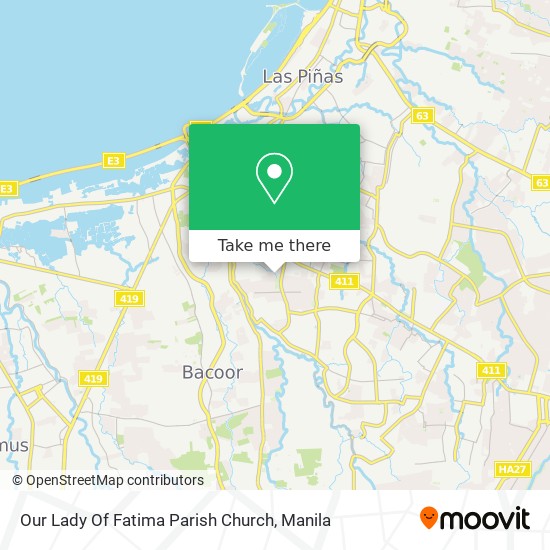 Our Lady Of Fatima Parish Church map