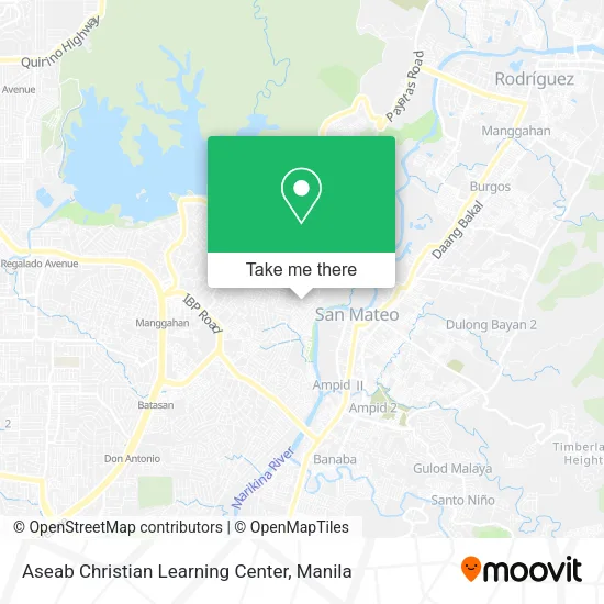 Aseab Christian Learning Center map