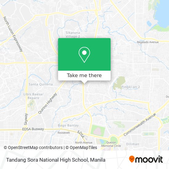 Tandang Sora National High School map