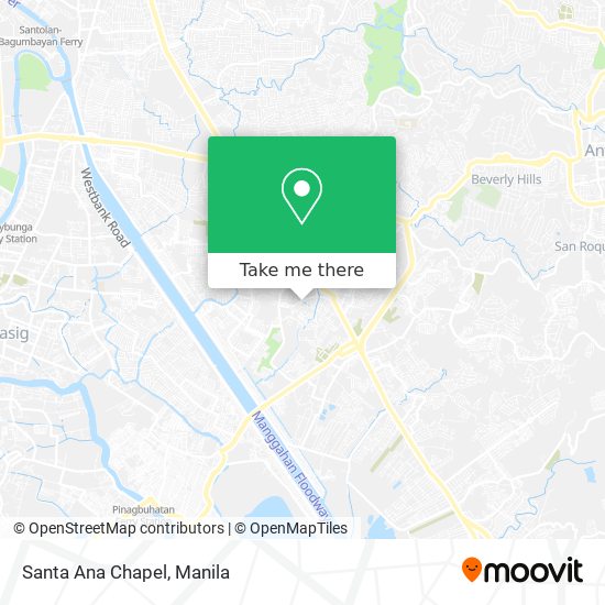 Santa Ana Chapel map