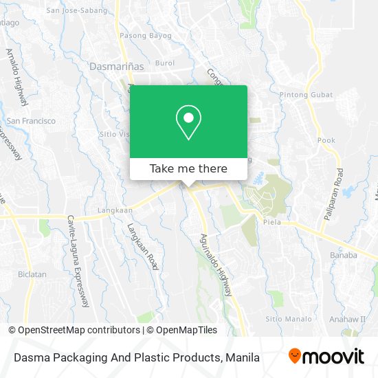 Dasma Packaging And Plastic Products map