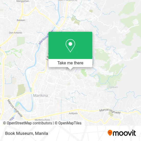 Book Museum map