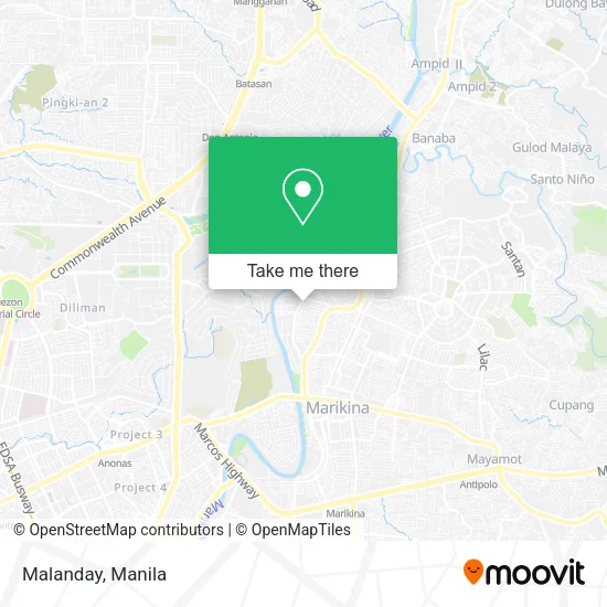 Malanday map