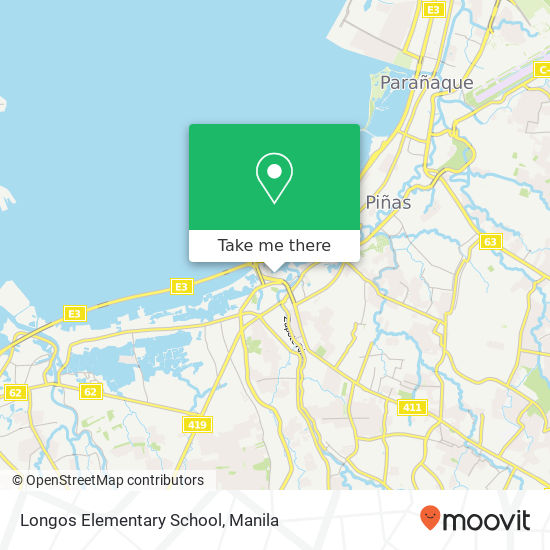 Longos Elementary School map