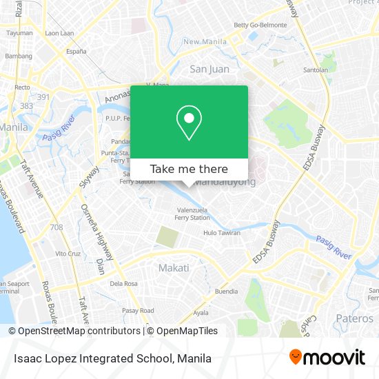Isaac Lopez Integrated School map
