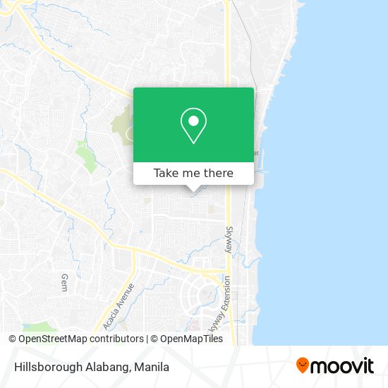 Hillsborough Alabang map