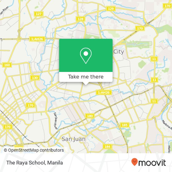 The Raya School map