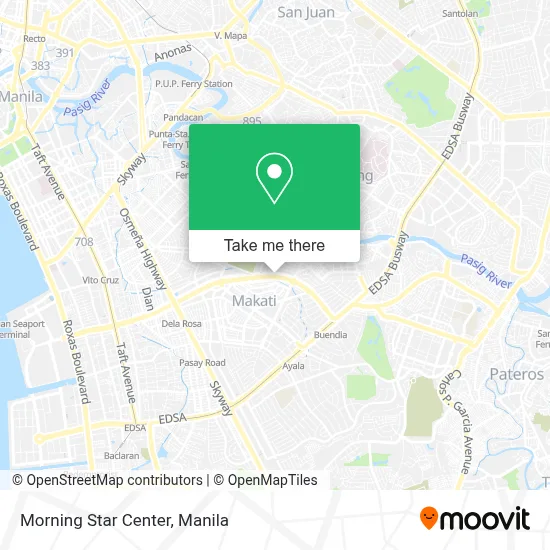 Morning Star Center map