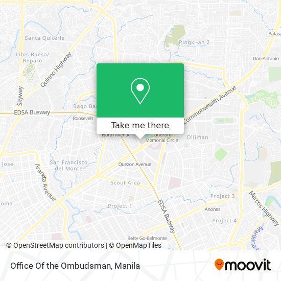 Office Of the Ombudsman map