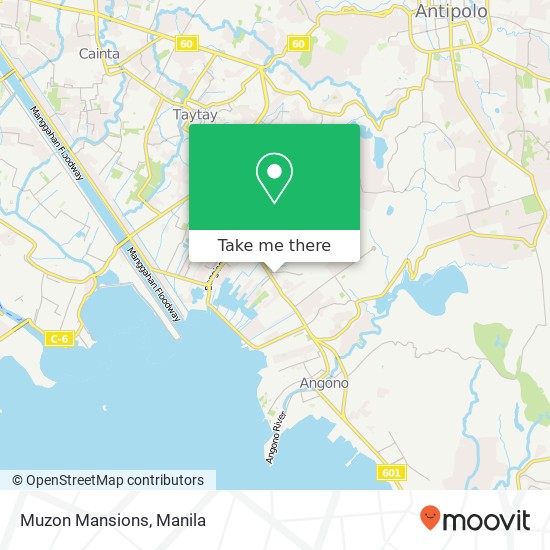 Muzon Mansions map
