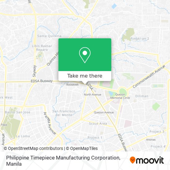 Philippine Timepiece Manufacturing Corporation map