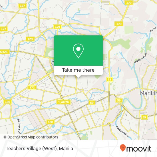 Teachers Village (West) map