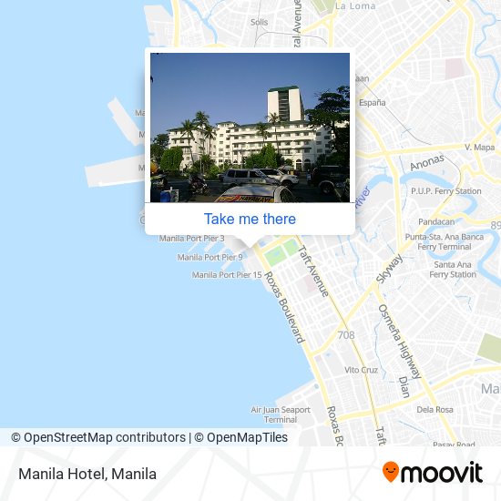 Manila Hotel map