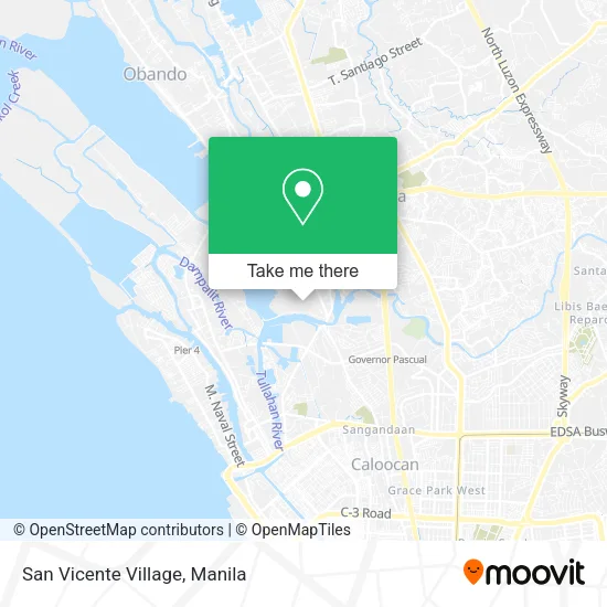 San Vicente Village map