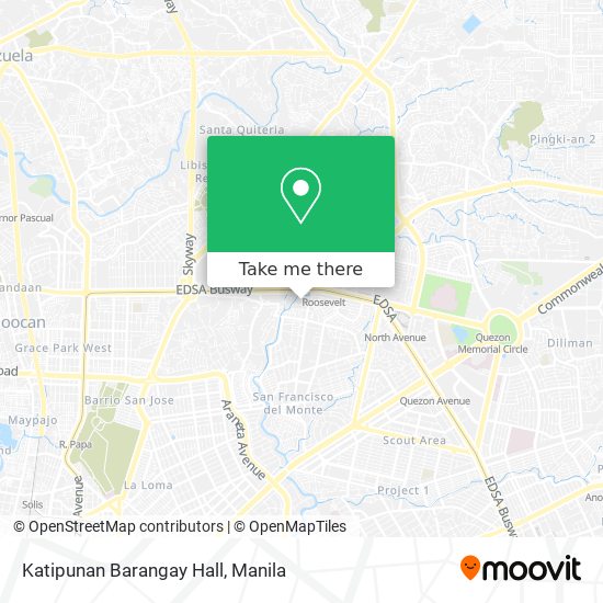 Katipunan Barangay Hall map