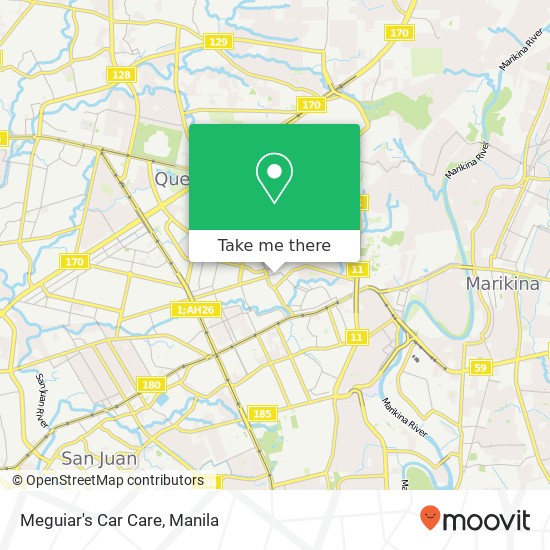 Meguiar's Car Care map