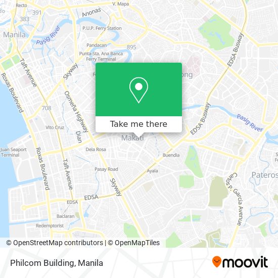 Philcom Building map