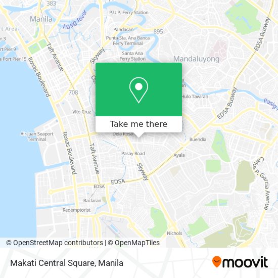 Makati Central Square map