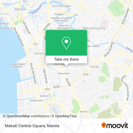 Makati Central Square map