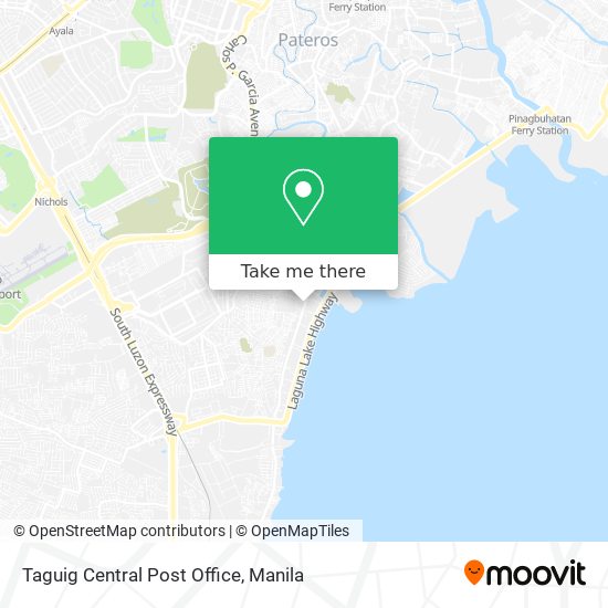 Taguig Central Post Office map
