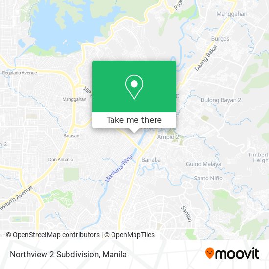 Northview 2 Subdivision map