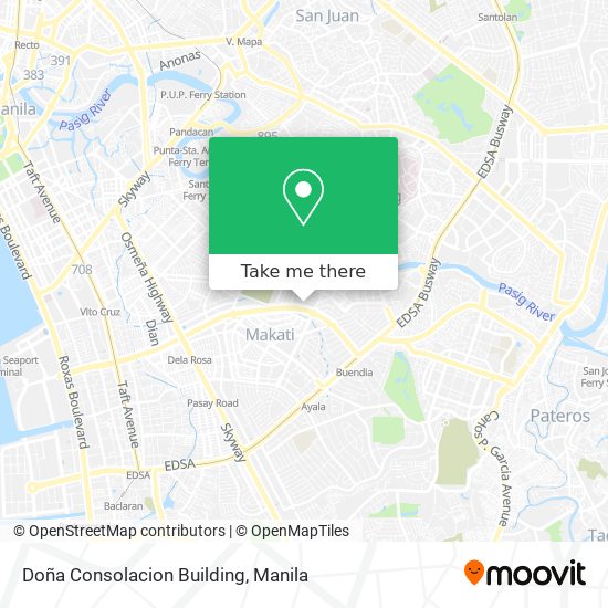 Doña Consolacion Building map