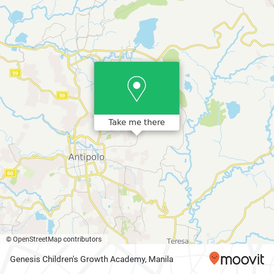 Genesis Children's Growth Academy map