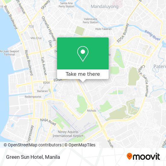 Green Sun Hotel map