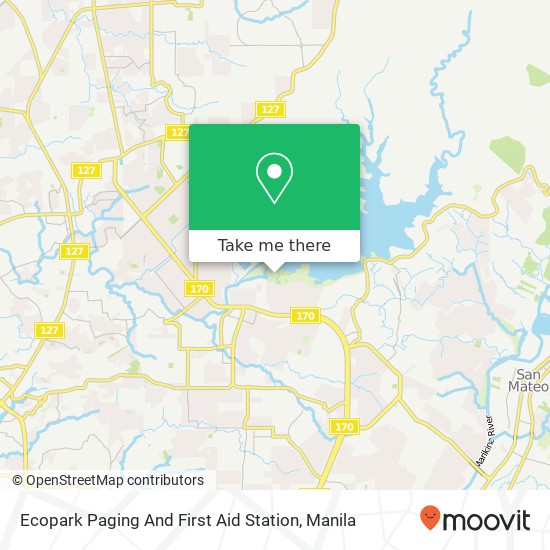 Ecopark Paging And First Aid Station map