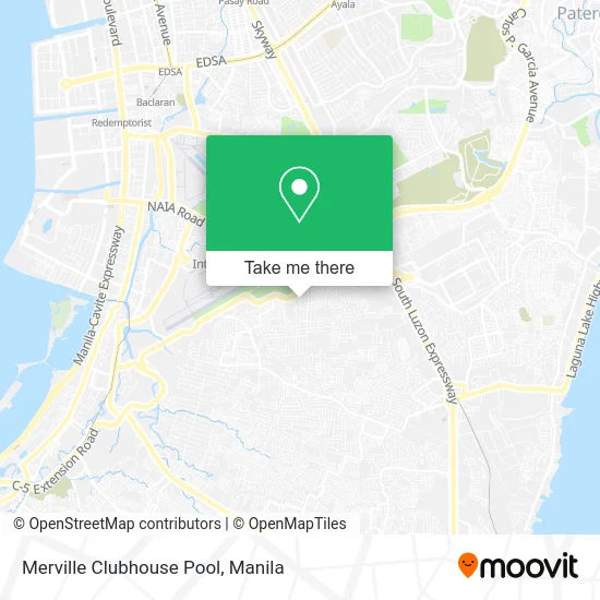 Merville Clubhouse Pool map