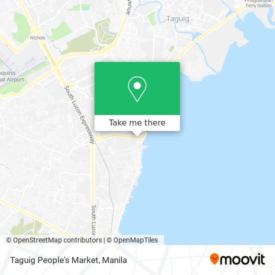 Taguig People's Market map