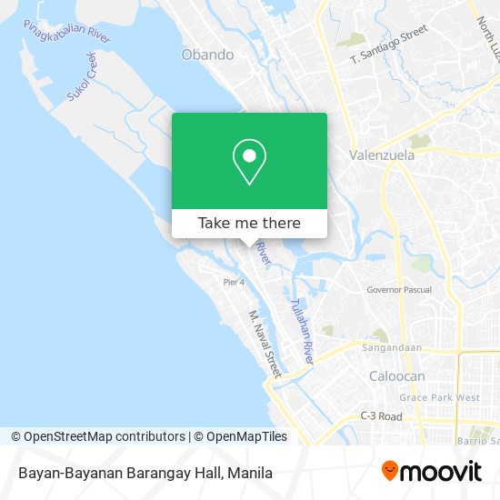 Bayan-Bayanan Barangay Hall map