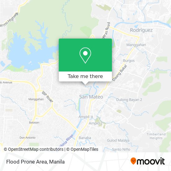 Flood Prone Area map