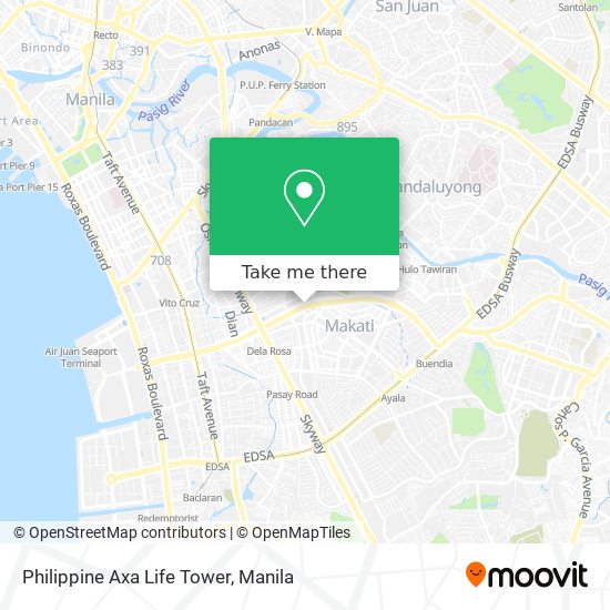 Philippine Axa Life Tower map