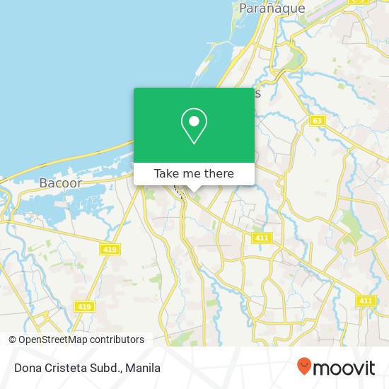 Dona Cristeta Subd. map