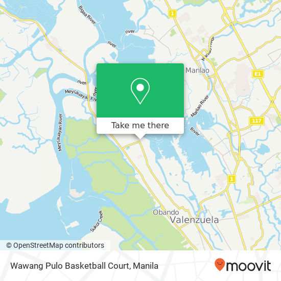 Wawang Pulo Basketball Court map
