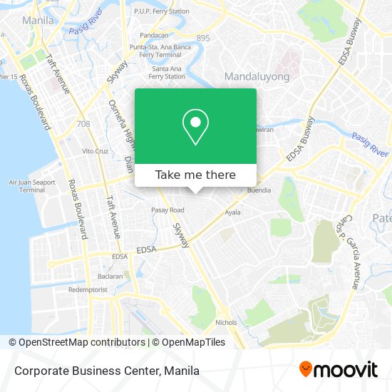 Corporate Business Center map