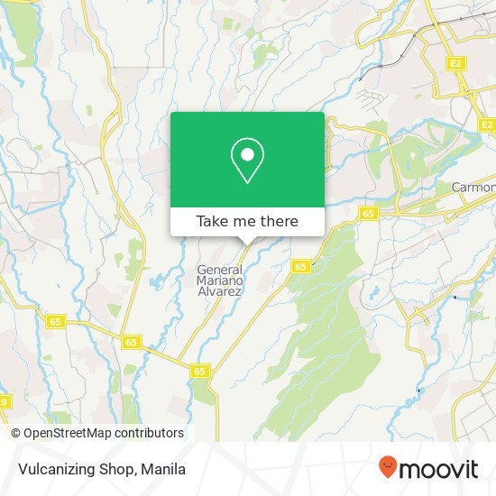 Vulcanizing Shop map