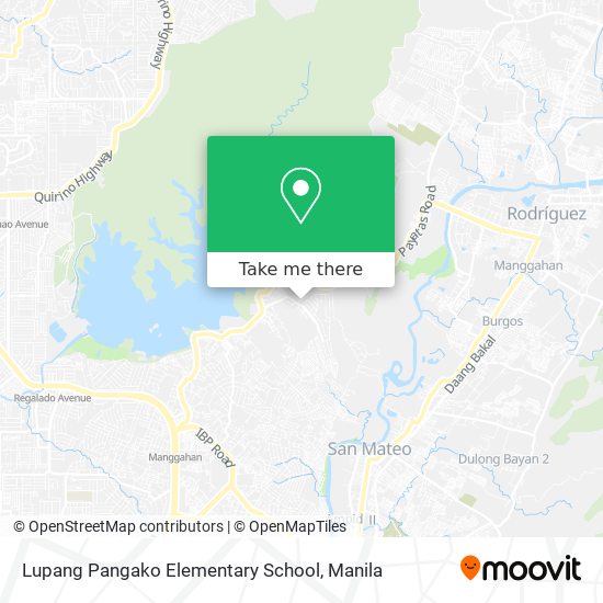 Lupang Pangako Elementary School map