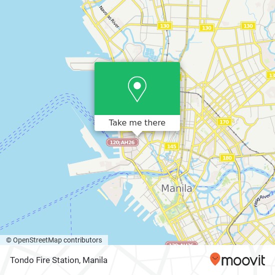Tondo Fire Station map