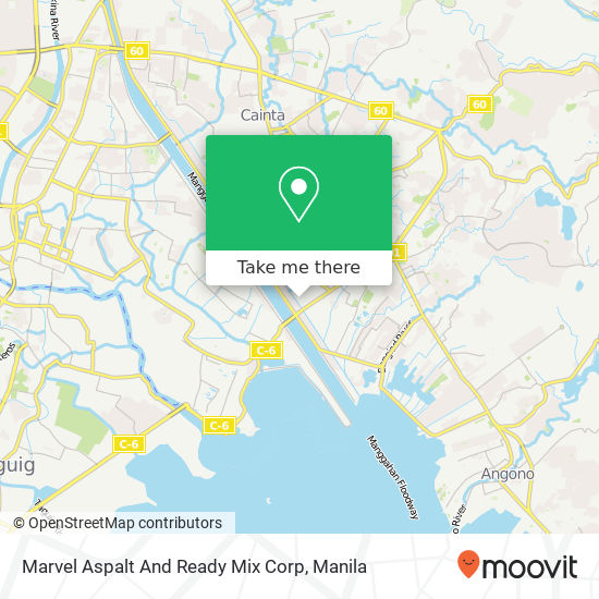 Marvel Aspalt And Ready Mix Corp map