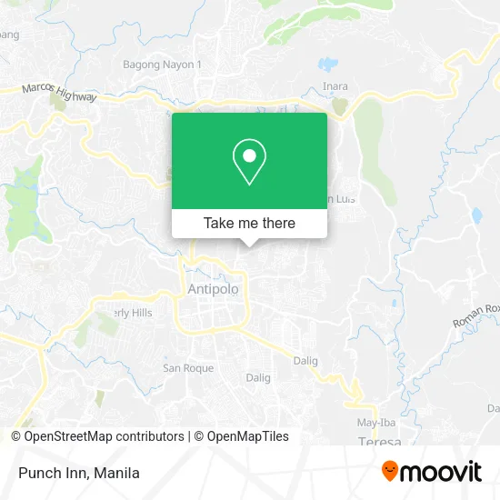 Punch Inn map