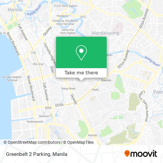 Greenbelt 2 Parking map