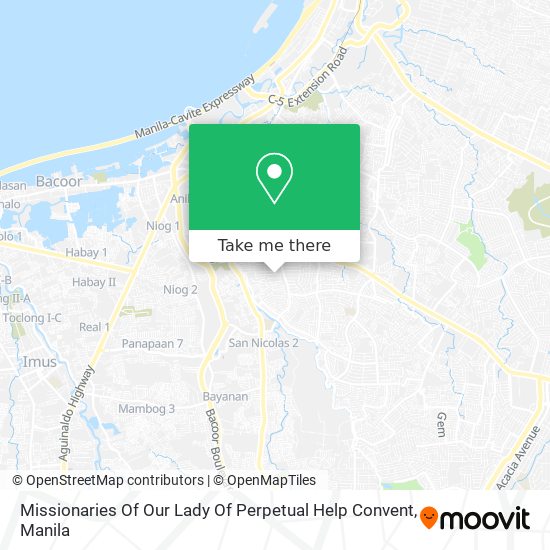 Missionaries Of Our Lady Of Perpetual Help Convent map
