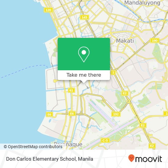 Don Carlos Elementary School map